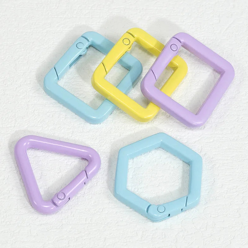 5pcs Cute Heart Cat Keychain Rings Carabiner Clip Key Chain Hooks for DIY Keys Buckle Bags Purses Replacement Lanyard DIY Crafts Aurexia off