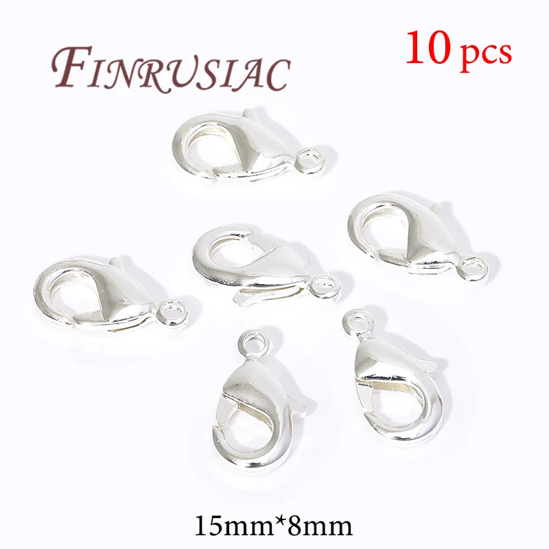 18K Gold Plated Lobster Clasps For Bracelets,Spring Clasps For Jewelry,DIY Jewelry Making Supplies,Connectors Clasp Accessories Aurexia off