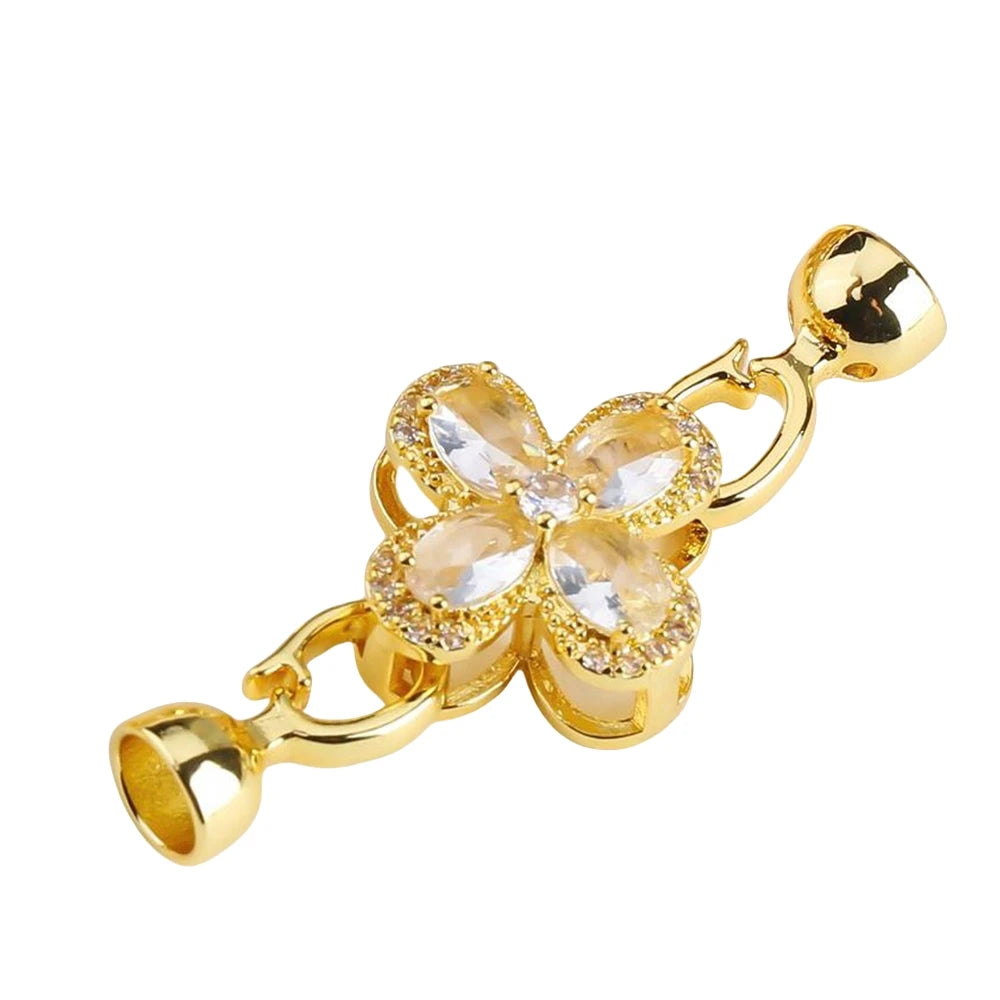 Juya Creative Copper Fasteners Connector Decoration Locks Clasps Accessories For DIY Needlework Beads Gems Pearls Jewlery Making Aurexia off