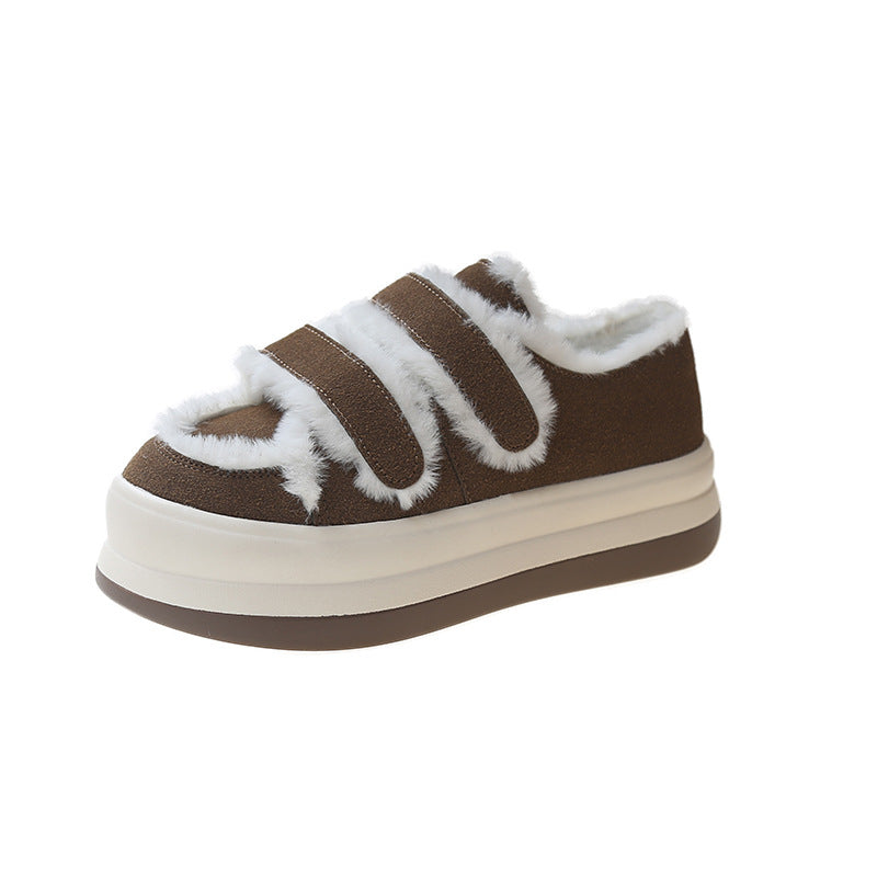 Thickened Fleece Warm Sponge Board Shoes Aurexia off