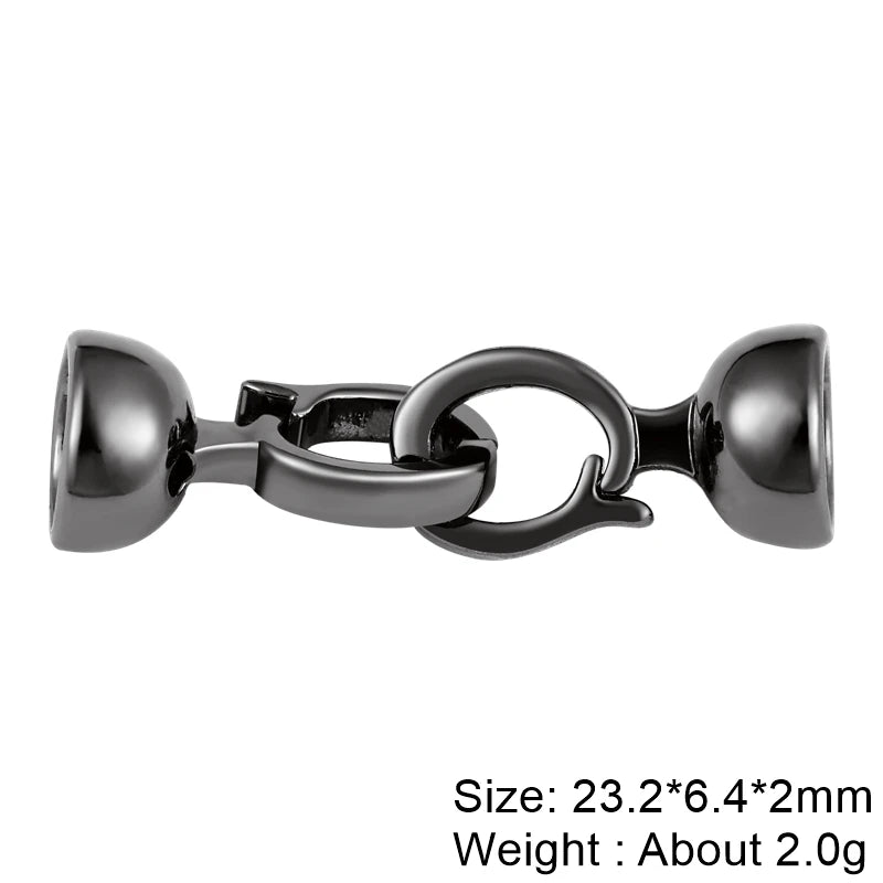 Juya Creative Copper Fasteners Connector Decoration Locks Clasps Accessories For DIY Needlework Beads Gems Pearls Jewlery Making Aurexia off