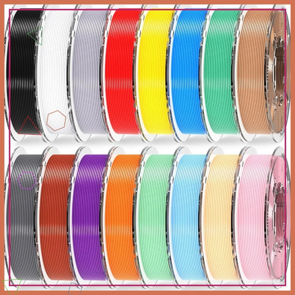 PLA+ Filament 16 Colors Bundle 1.75mm 200g Spools, Dimensional Accuracy +/- 0.02mm Aurexia off