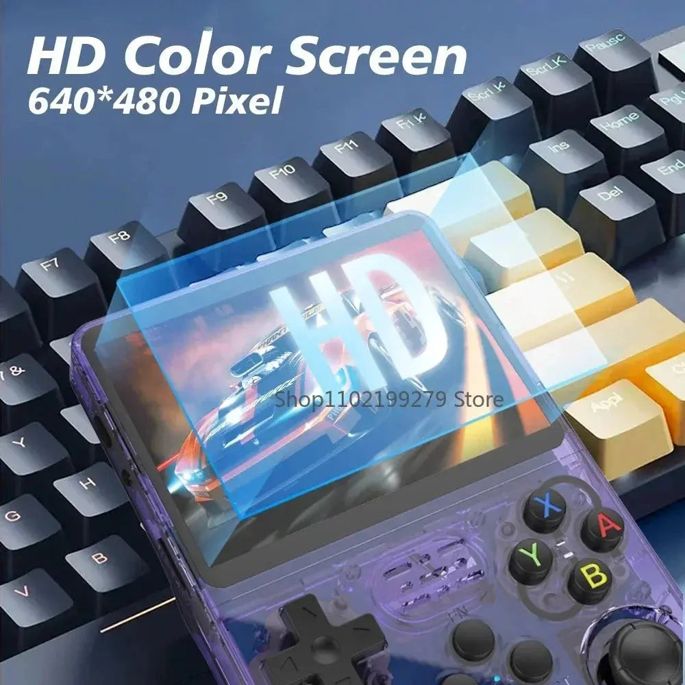 128G R36S Retro Handheld Video Game Console Linux System 3.5 Inch IPS Screen R35s Pro Portable Pocket Video Player 64GB Games Aurexia off