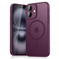 Luxury Magnetic Matte Translucent Armor Shockproof Case For iPhone 11/ 12 13 14 15 16 For Magsafe Wireless Charge Cover Aurexia off