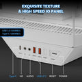 Full-Tower ATX Gaming PC Case with Back Plug-in Motherboard,Supports Up to 2 x 360mm Radiators and RTX 40 Compatibility Aurexia off