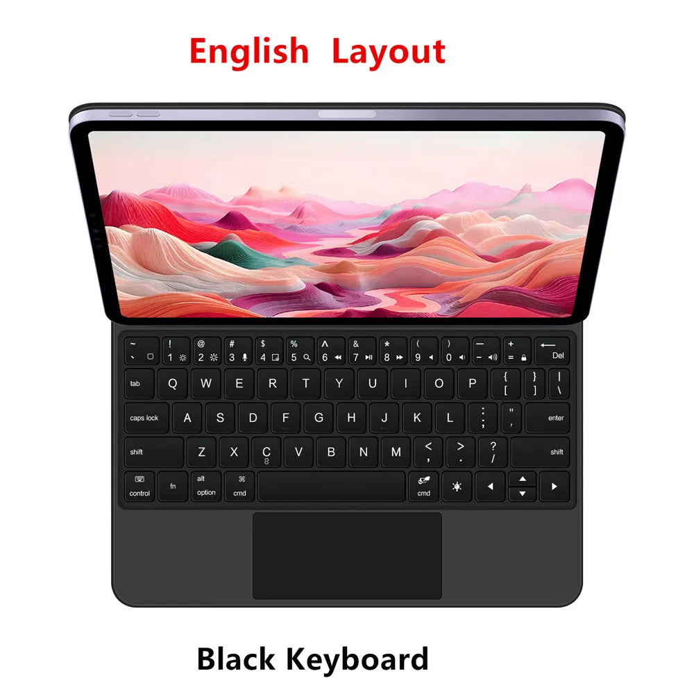 Magic Keyboard Folio For Xiaomi Pad 7 2024 Mi Pad 7 Pro 11.2" Tablet Smart Case for Xiaomi Pad 8 Spanish German keyboard cover Aurexia off
