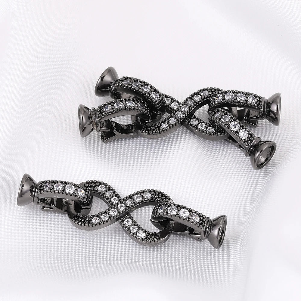 Juya Creative Copper Fasteners Connector Decoration Locks Clasps Accessories For DIY Needlework Beads Gems Pearls Jewlery Making Aurexia off