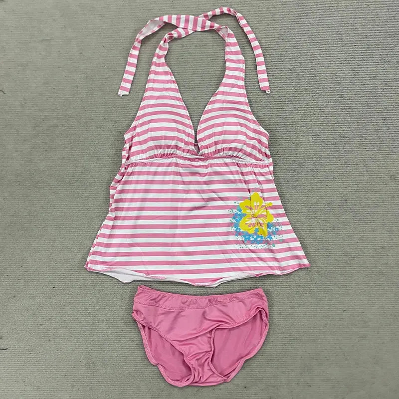 Y2k Cutie Harajuku Sexy neck hanging vest suspender E-girl Women's 2025 European American Backless slim Summer Bodycon Vest sets Aurexia off