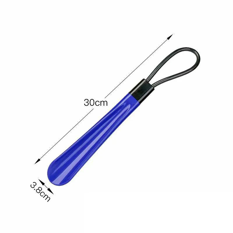 1 pc Extra long flexible plastic shoe horns do not require bending durable shoe spoons for pregnant women wearing shoe assistants