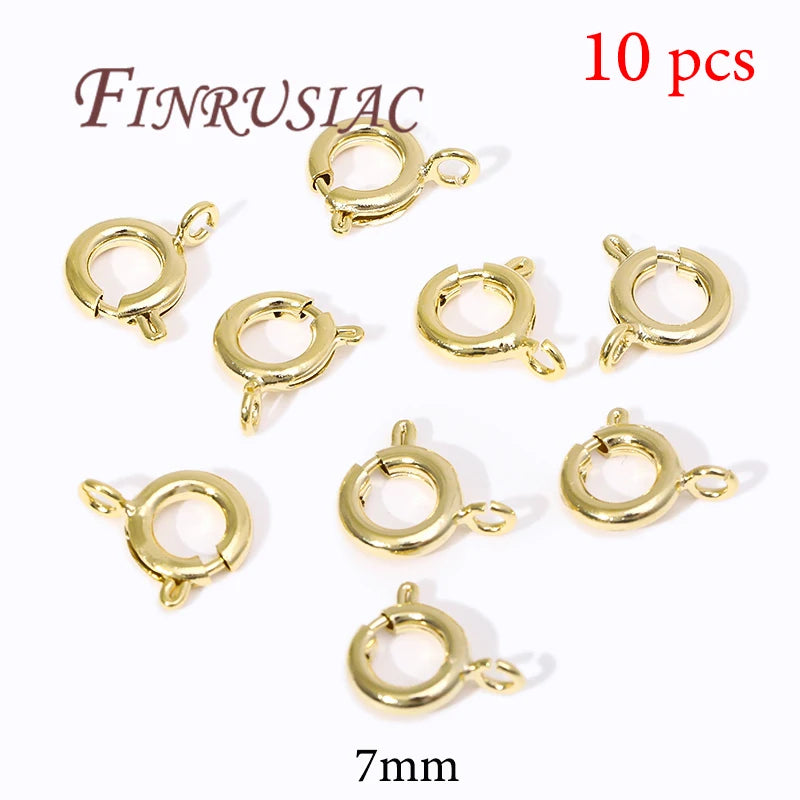 18K Gold Plated Lobster Clasps For Bracelets,Spring Clasps For Jewelry,DIY Jewelry Making Supplies,Connectors Clasp Accessories Aurexia off