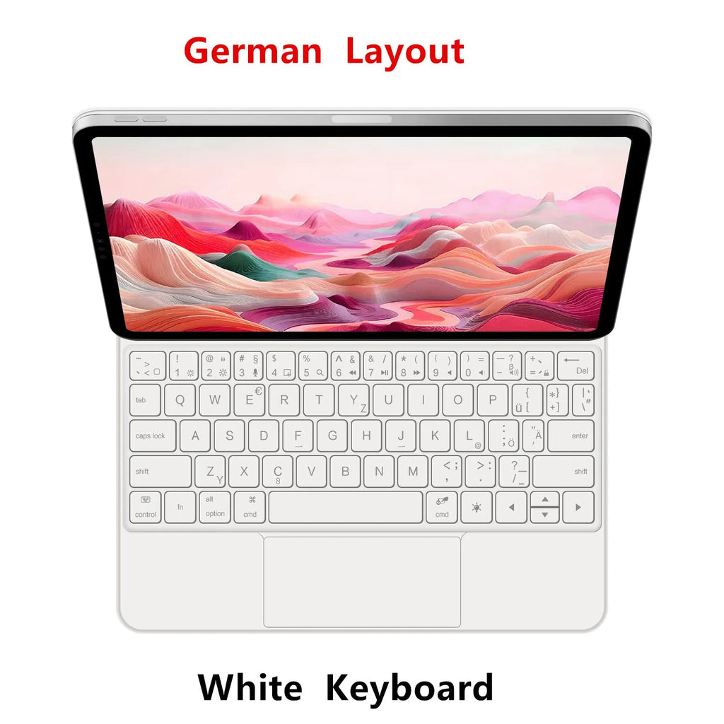 Magic Keyboard Folio For Xiaomi Pad 7 2024 Mi Pad 7 Pro 11.2" Tablet Smart Case for Xiaomi Pad 8 Spanish German keyboard cover Aurexia off