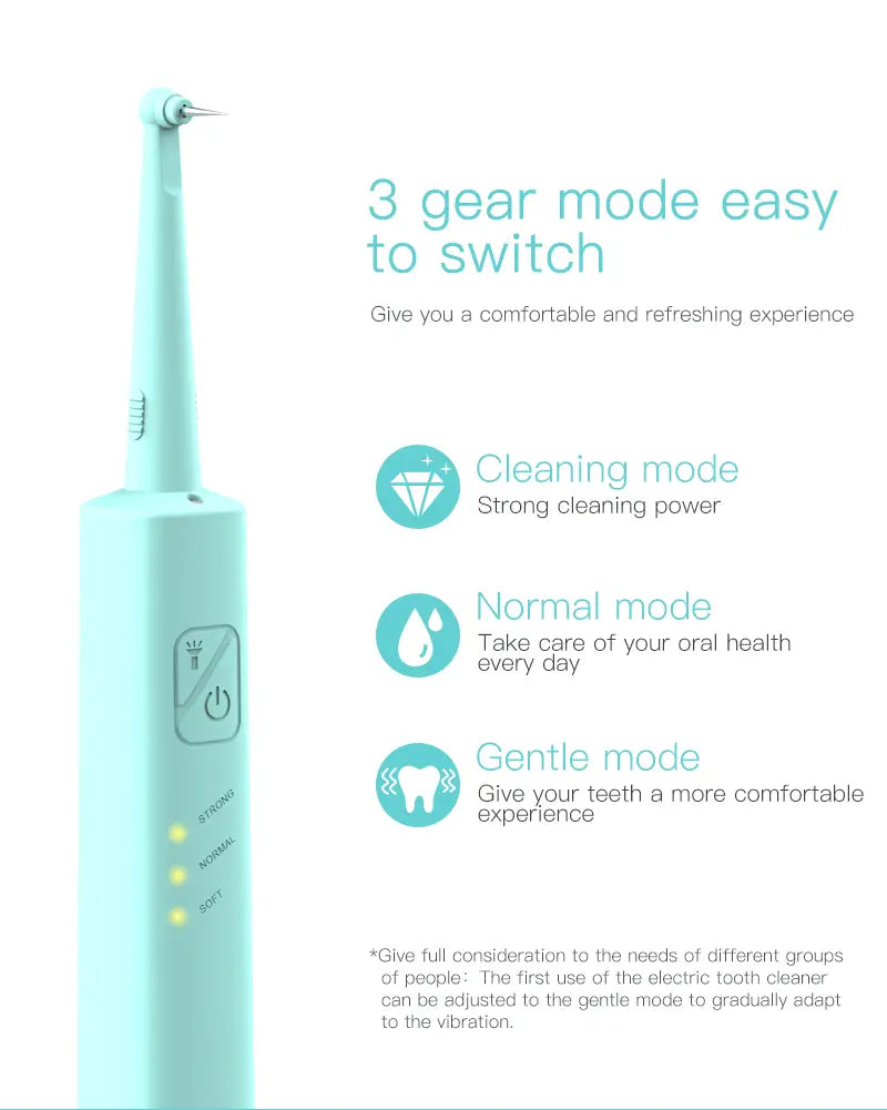 LED Smart Tooth Cleaner with Dual Heads & Multi-Modes Aurexia off