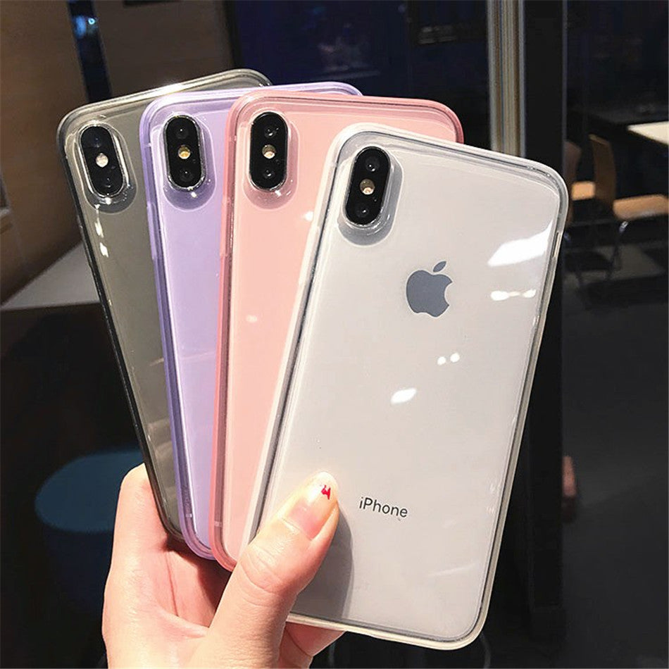 New iPhone XS Candy Color TPU Protective Case Aurexia off