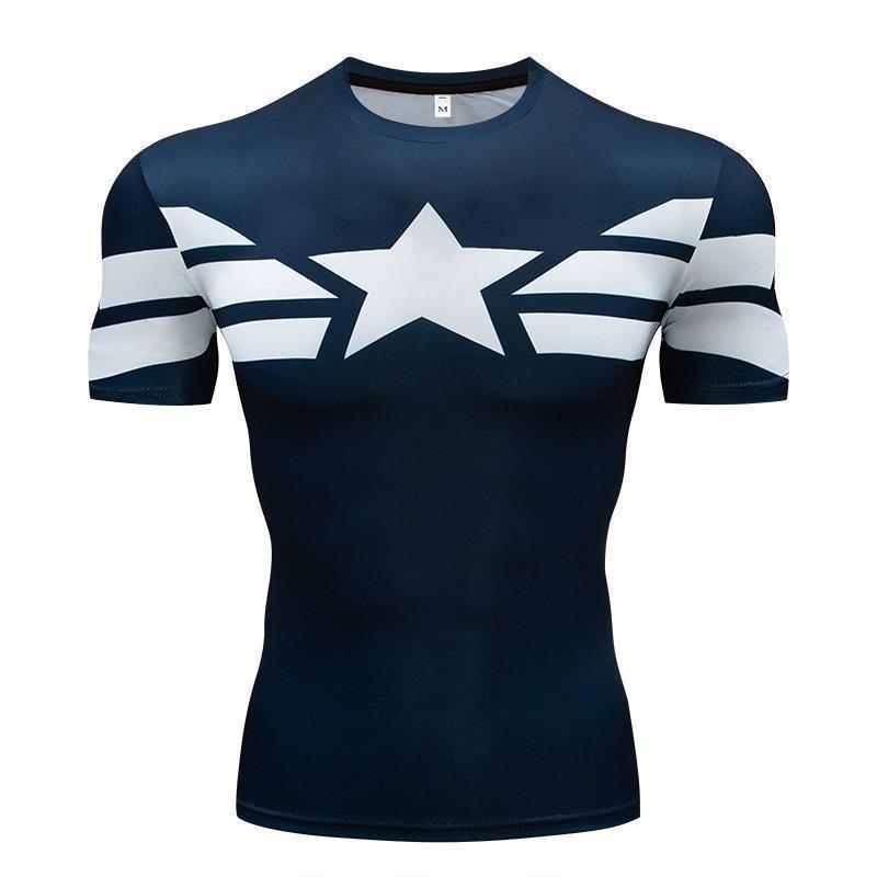 Marvel DC Superheroes 3D Digital Print T-Shirt Aurexia off