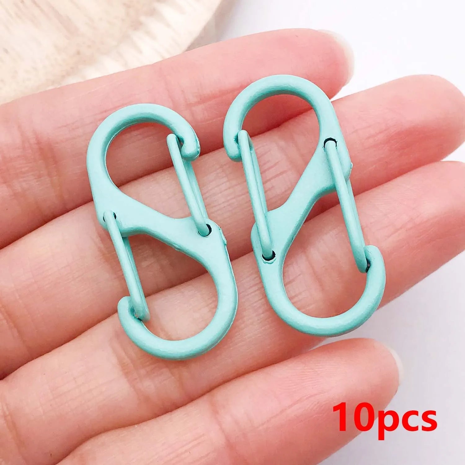 10pcs Multifunctional S Buckle Double Clasp Lobster Clasp Hook Connectors for DIY Bracelet Necklace Jewelry Making Accessories Aurexia off