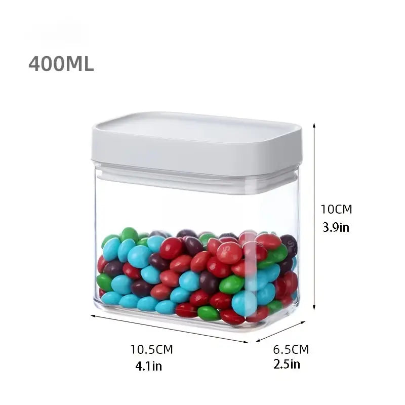 3pc Airtight Food Storage Jars for Kitchen Snacks Aurexia off