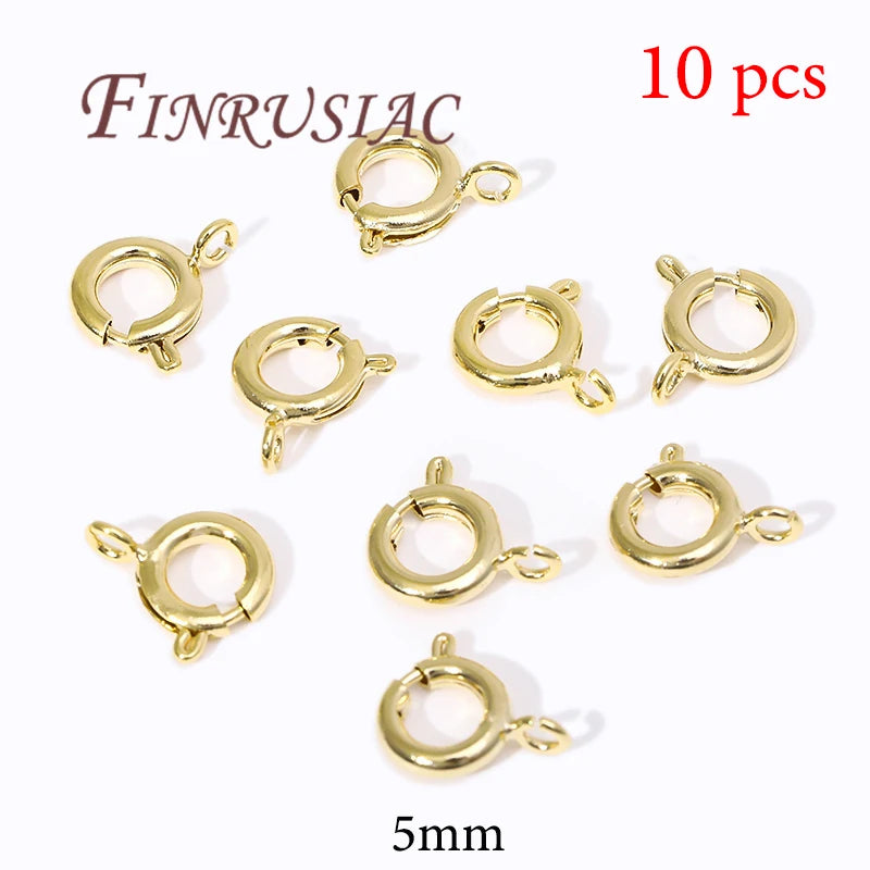 18K Gold Plated Lobster Clasps For Bracelets,Spring Clasps For Jewelry,DIY Jewelry Making Supplies,Connectors Clasp Accessories Aurexia off