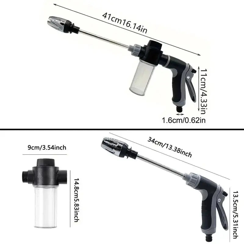 High Pressure Car Wash Water Gun Garden Water Pipe Nozzle, Multifunctional Watering Tool, Powerful Cleaning For Cars and Gardens Aurexia off