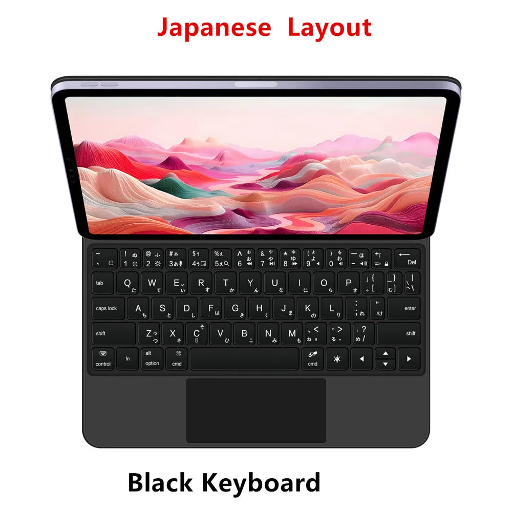 Magic Keyboard Folio For Xiaomi Pad 7 2024 Mi Pad 7 Pro 11.2" Tablet Smart Case for Xiaomi Pad 8 Spanish German keyboard cover Aurexia off