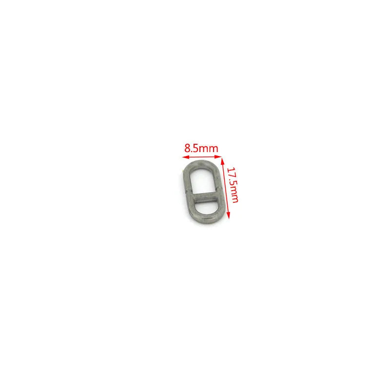 10Pcs Stainless Steel Double Hole Oval Connector Charms Jewelry Making Findings Accessories Aurexia off