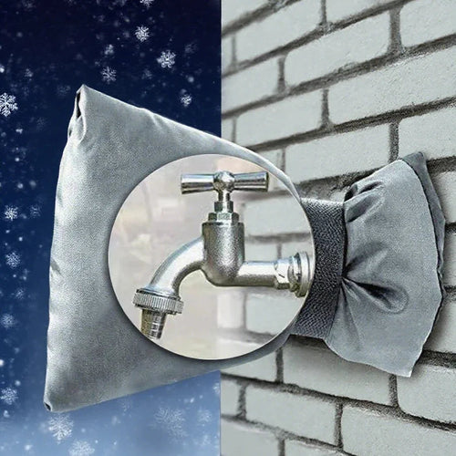 1Pc Outdoor Faucet Cover, Winter Freeze Protection Insulation for Water Taps, Garden Faucet Protector Aurexia off