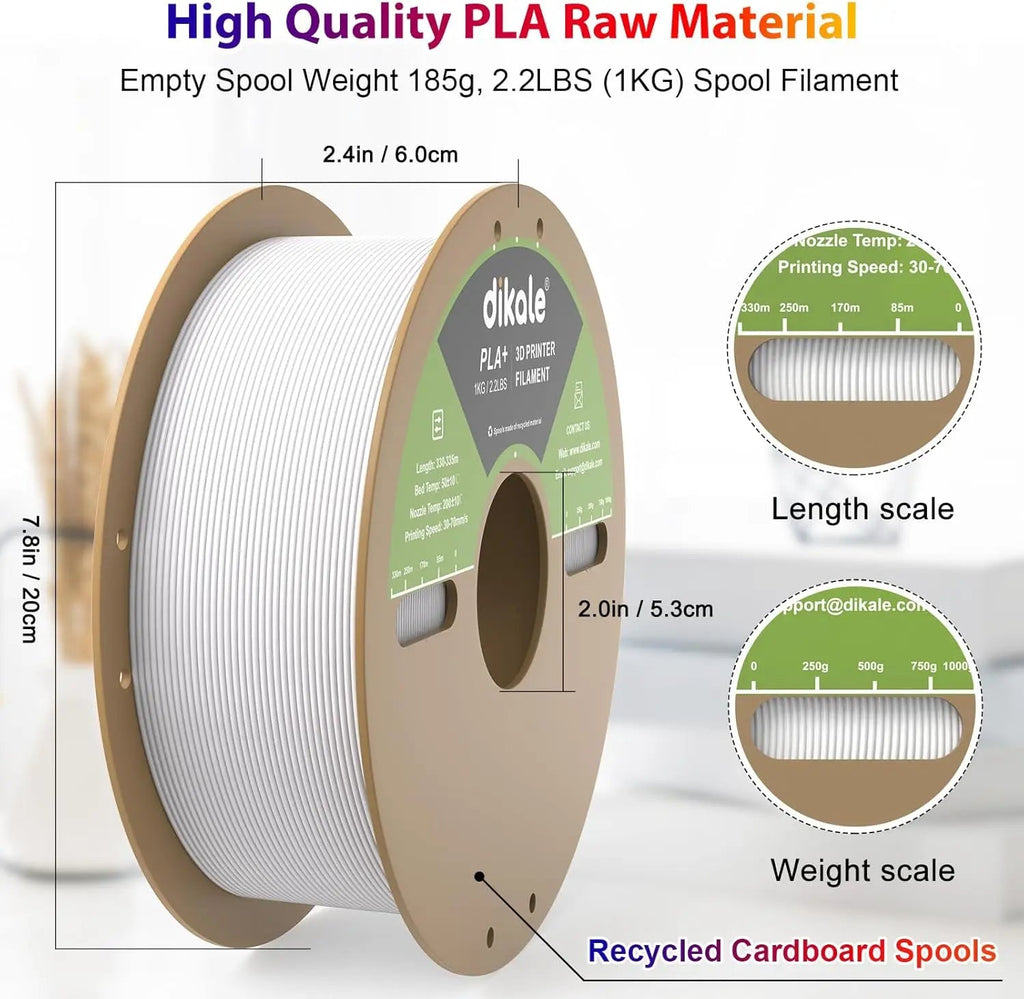 10KG 3D Printer Filament Bundle, 1.75mm No Tangle, 10 Colors Including Black, White, Grey Aurexia off