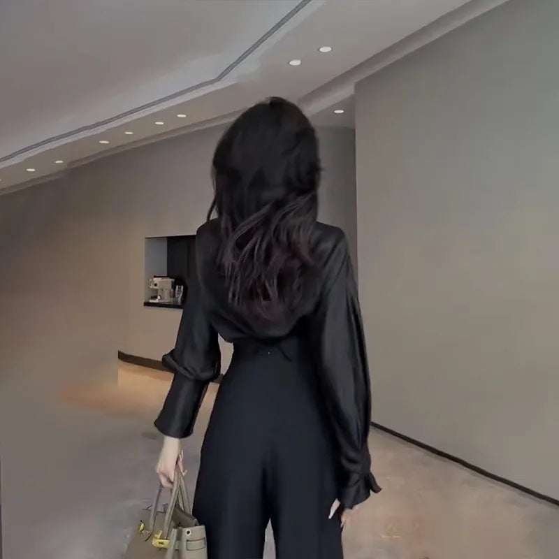 Fashion Drooping Wide-Leg Pants Aurexia off
