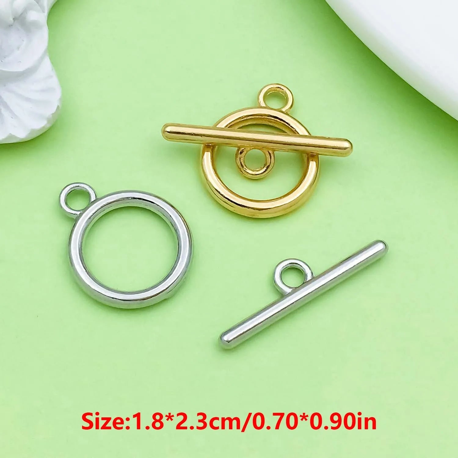 20pcs Alloy Buckles, OT end Buckles, Buckle Connectors for DIY Bracelet Necklace Earrings Jewelry Making Accessories Aurexia off