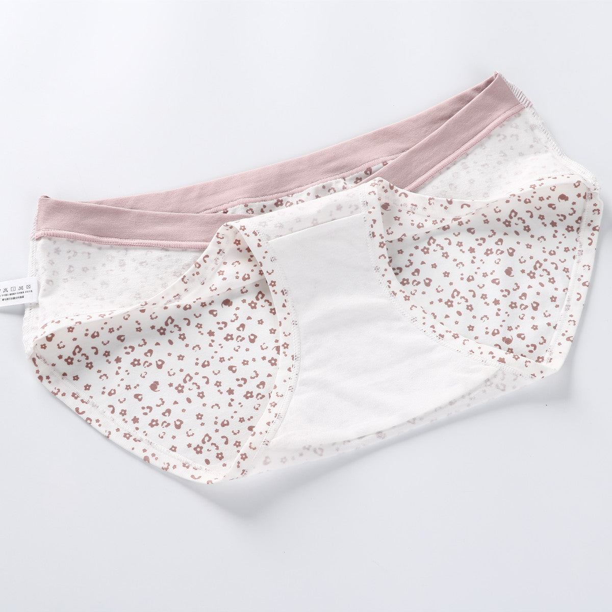 Leopard Print Cotton Maternity Low Waist Briefs for Summer Aurexia off