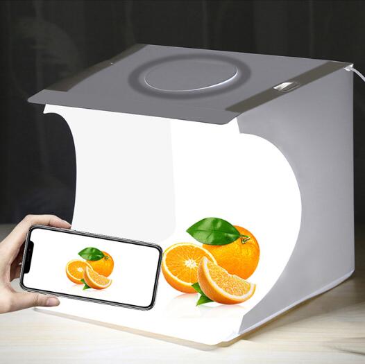 Portable Folding LED Photography Studio with Mini Light Box Aurexia off