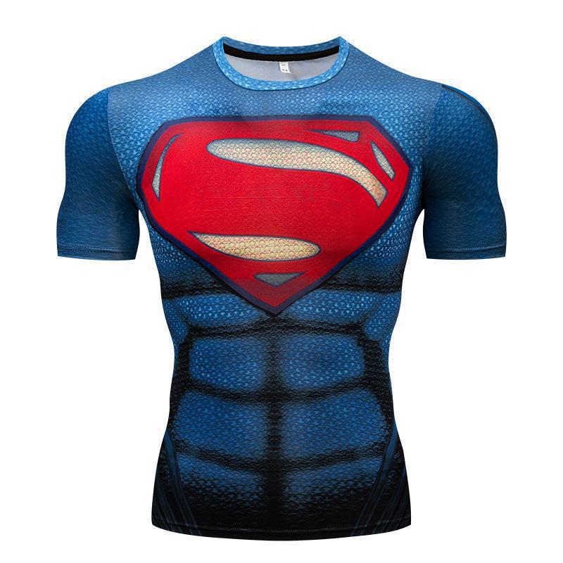Marvel DC Superheroes 3D Digital Print T-Shirt Aurexia off