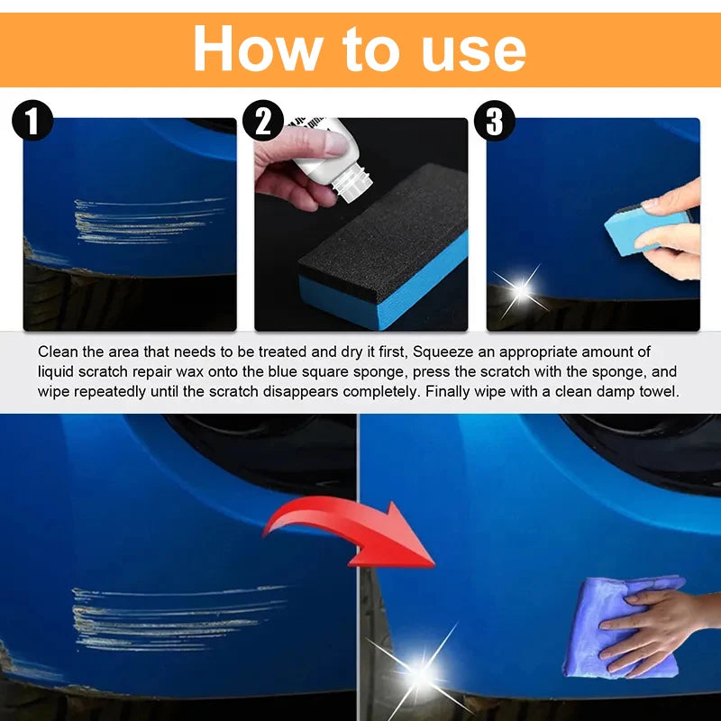 Car Scratch Remover Paint Care Tools Auto Swirl Remover Scratches Repair Polishing Auto Body Grinding Compound Anti Scratch Wax Aurexia off