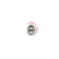 10Pcs Stainless Steel Double Hole Oval Connector Charms Jewelry Making Findings Accessories Aurexia off