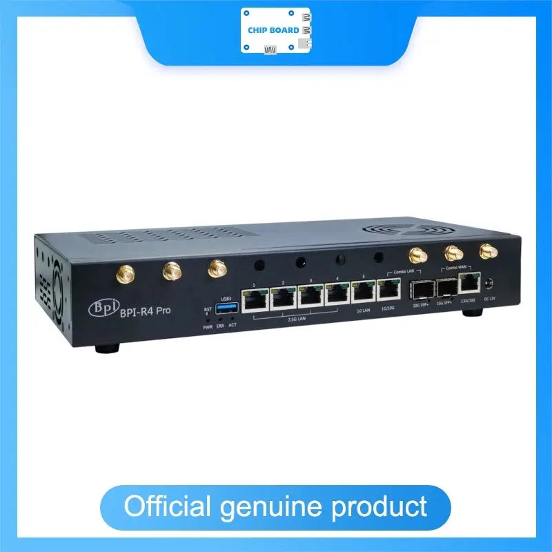 Banana Pi BPI-R4 PRO Steel Enclosure, Metal Housing Designed for Full Compatibility with BPI-R4 PRO Add-on Kits Aurexia off