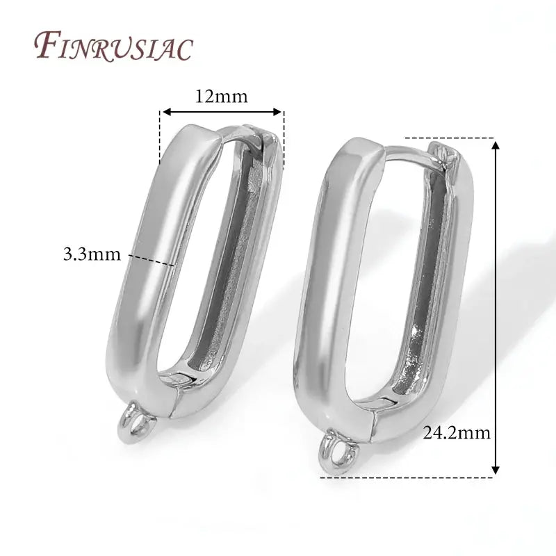 18K Gold Plated,Anti-Allergy Earring Hook Clasps,Supplies For Jewelry,Fasteners Earwires,Earrings Fixtures Accessories Aurexia off