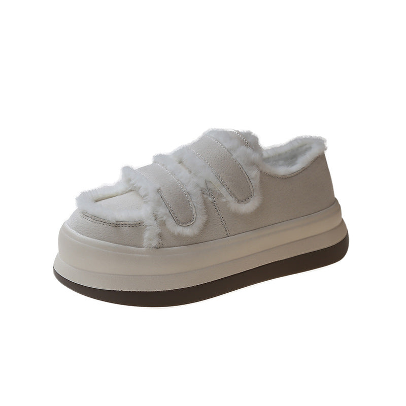 Thickened Fleece Warm Sponge Board Shoes Aurexia off