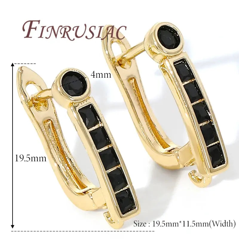 18K Gold Plated,Anti-Allergy Earring Hook Clasps,Supplies For Jewelry,Fasteners Earwires,Earrings Fixtures Accessories Aurexia off