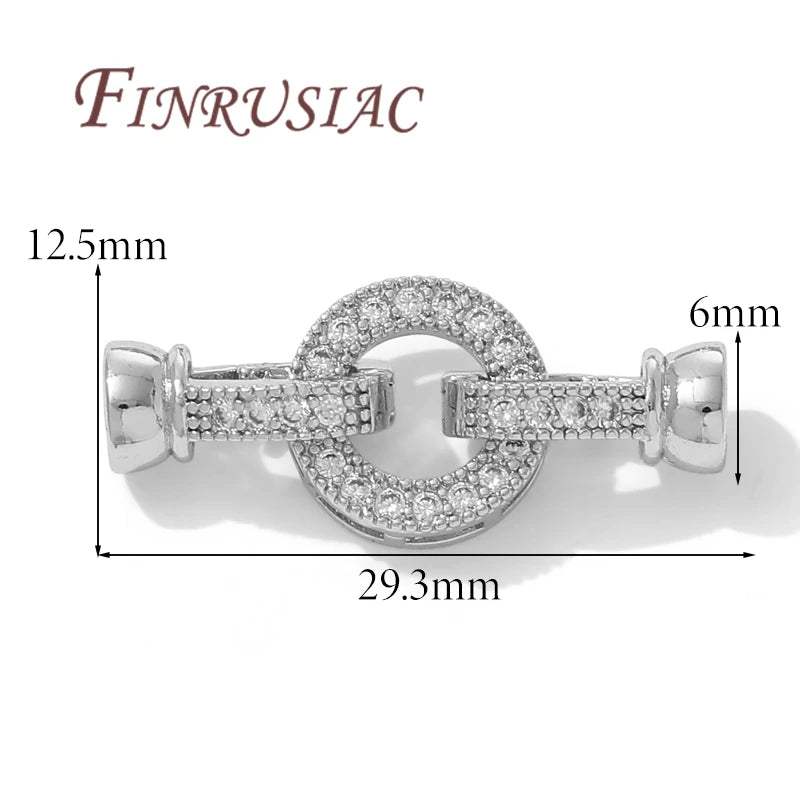 18K Gold Plated Connectors Clasps For Pearl,Bracelet Clasp For Jewelry Making,Necklace Clasp DIY Beading Accessories,Fittings Aurexia off