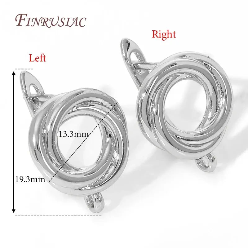 18K Gold Plated,Anti-Allergy Earring Hook Clasps,Supplies For Jewelry,Fasteners Earwires,Earrings Fixtures Accessories Aurexia off