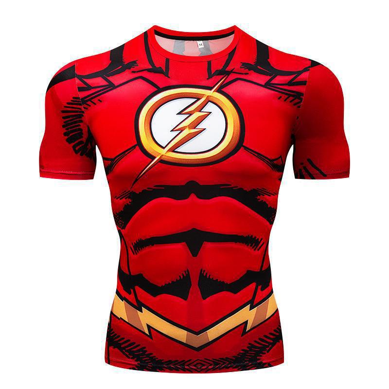 Marvel DC Superheroes 3D Digital Print T-Shirt Aurexia off