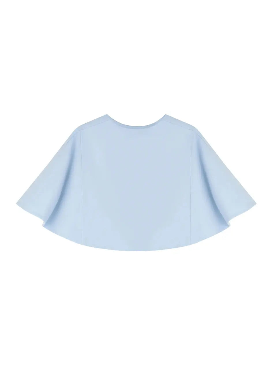 LIMO Minimalist Cape Jacket •2026 Trendy • Stand Collar • Cape Overlay • Tailored Silhouette  • Sophisticated Women’s Wear Aurexia off