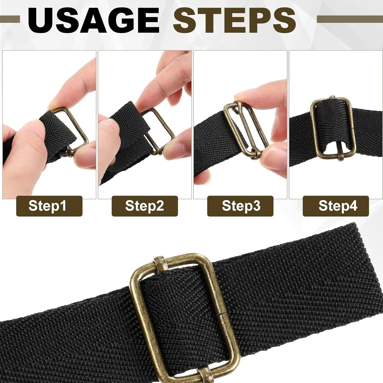 40/70/100 Pcs 25MM 3 Way Sliding Buckles, Adjustable Metal Webbing Buckle for Backpacks, Dog Collars, Purses and Bag Making Aurexia off