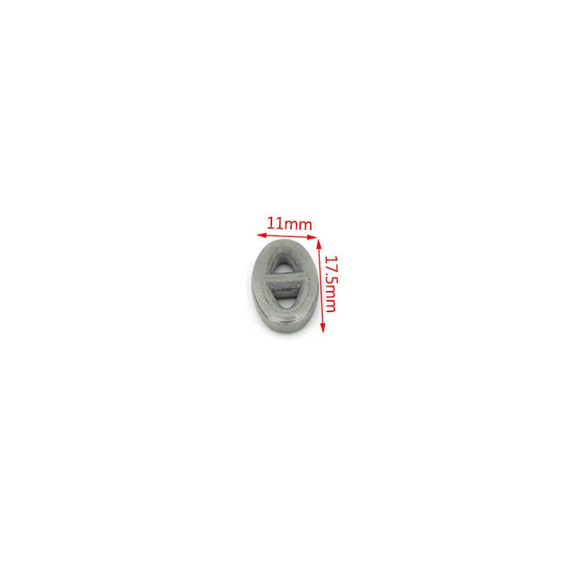 10Pcs Stainless Steel Double Hole Oval Connector Charms Jewelry Making Findings Accessories Aurexia off
