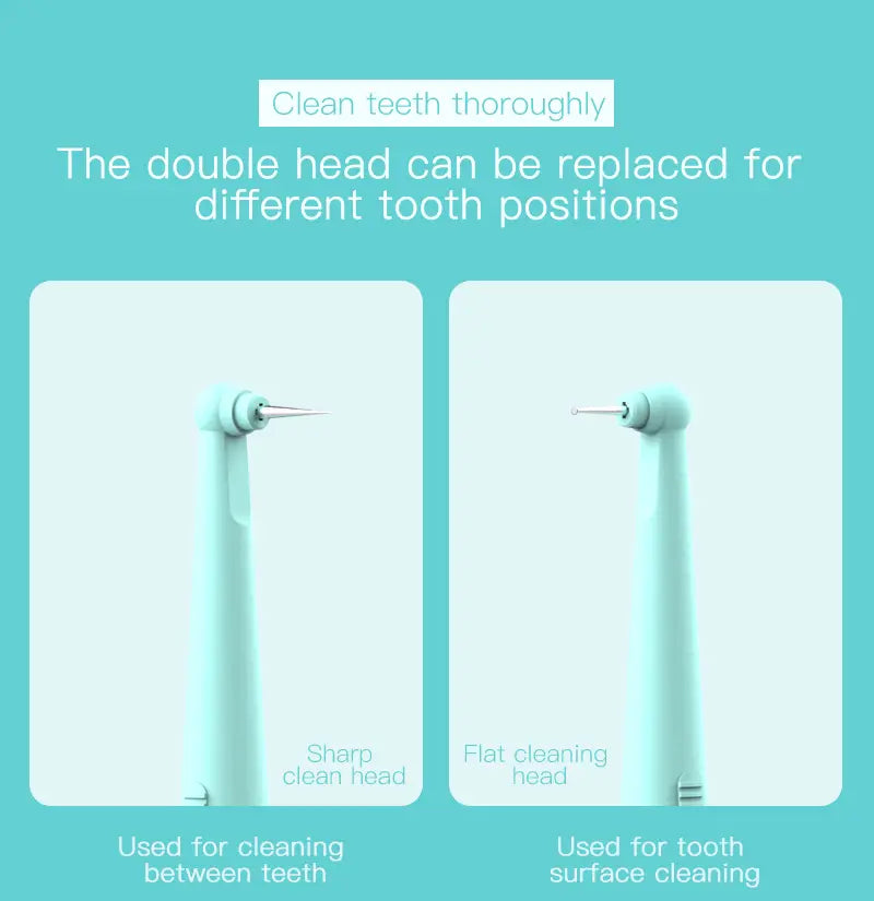 LED Smart Tooth Cleaner with Dual Heads & Multi-Modes Aurexia off