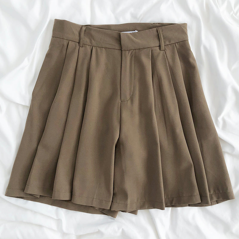 High-Waisted Pleated Wide-Leg Pants for a Chic Look Aurexia off
