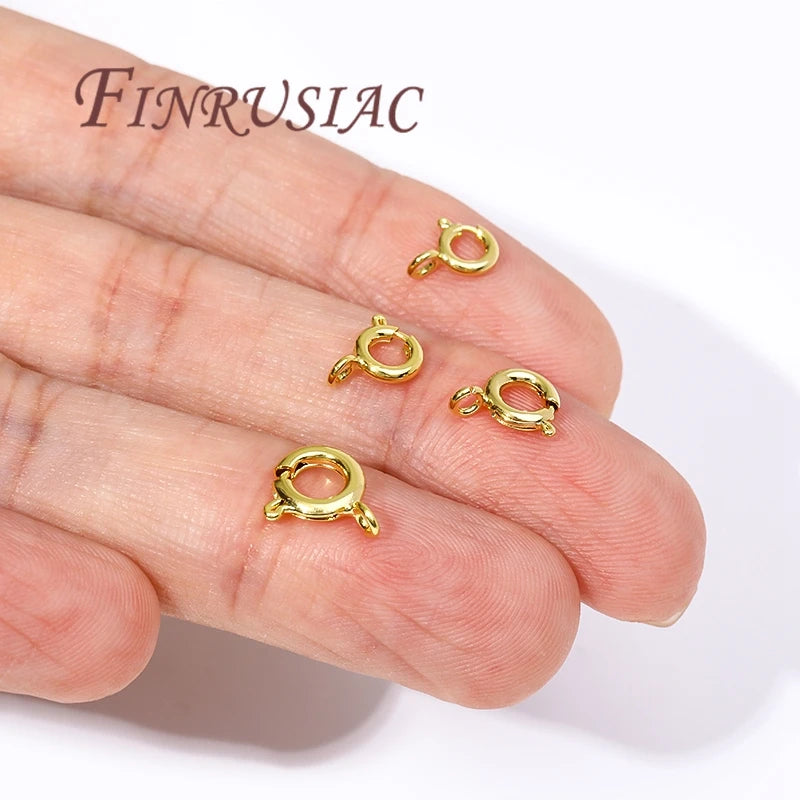 18K Gold Plated Lobster Clasps For Bracelets,Spring Clasps For Jewelry,DIY Jewelry Making Supplies,Connectors Clasp Accessories Aurexia off