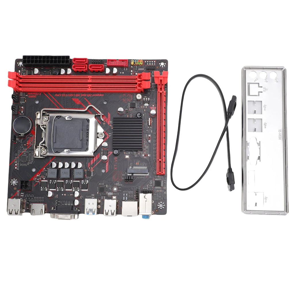 Computer Motherboard for Replacement 2xDDR3 Serial ATA 2.0x3 16GB Supports Extended PCIE2.0 6Gbps ITX Computer Motherboard Aurexia off