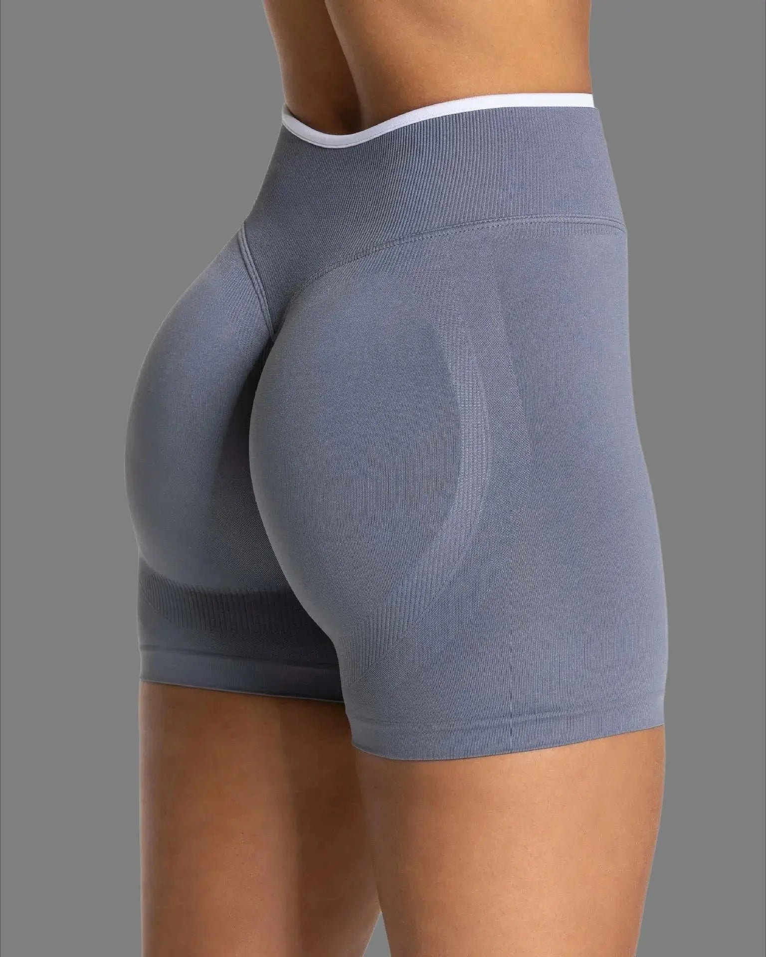 Women's Color Block Yoga Shorts - Butt-lifting, Breathable, High-elasticity, Gym Workout & Running Shorts Aurexia off