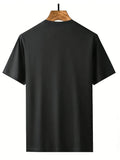 Black Casual Short-Sleeve T-Shirt Aurexia off