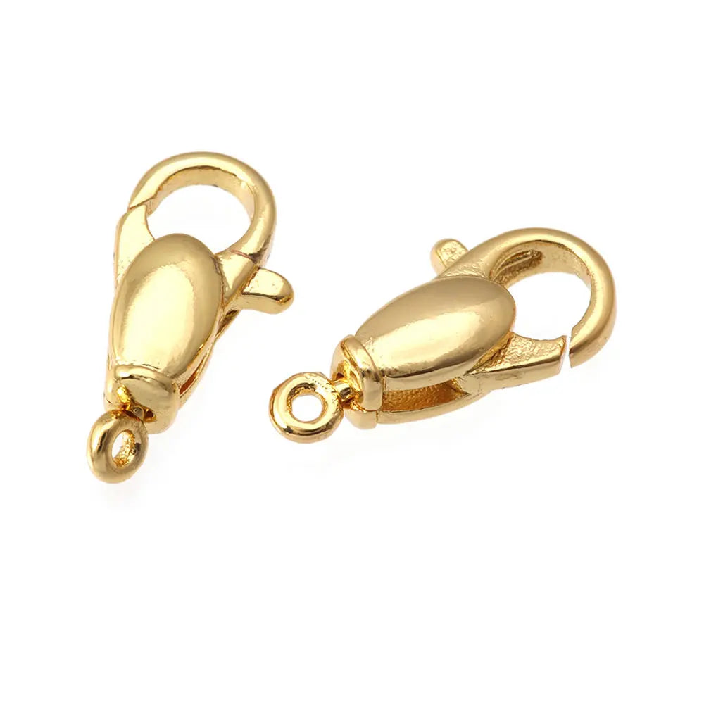 18K Gold Color Brass Rotatable Lobster Clasps Connect Clasps Jewelry Necklaces Bracelets Making Diy Findings Accessories Aurexia off